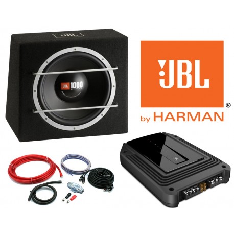 Pachet de bass JBL GX-A3001 + CS1204B + kit cabluri