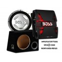 Pachet Bass 700W Boss Audio PT1000 + CX122