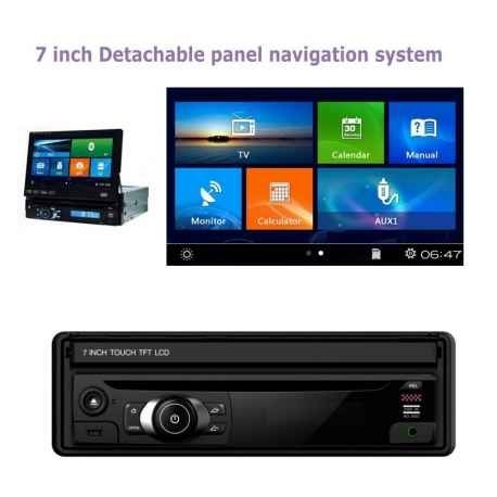 DVD AUTO NAVIGATIE 1DIN GPS CARKIT USB NAVD-k801