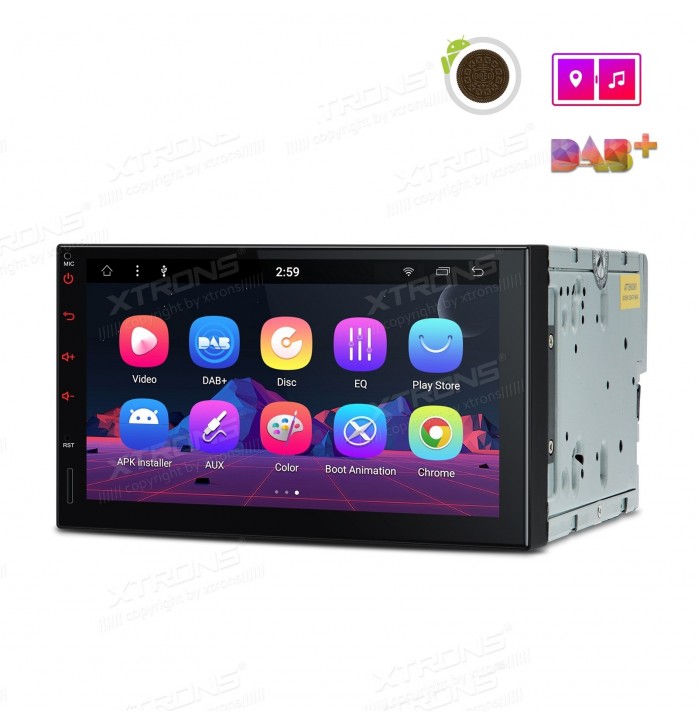 Navigatie 2din cu android 8, bluetooth, usb, wifi
