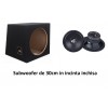 Subwoofer auto caliber in incinta inchisa