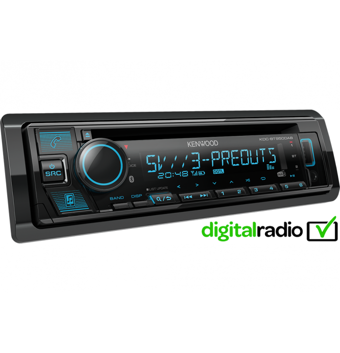 KENWOOD KDC-BT950DAB RADIO CD/USB/BLUETOOTH/DAB